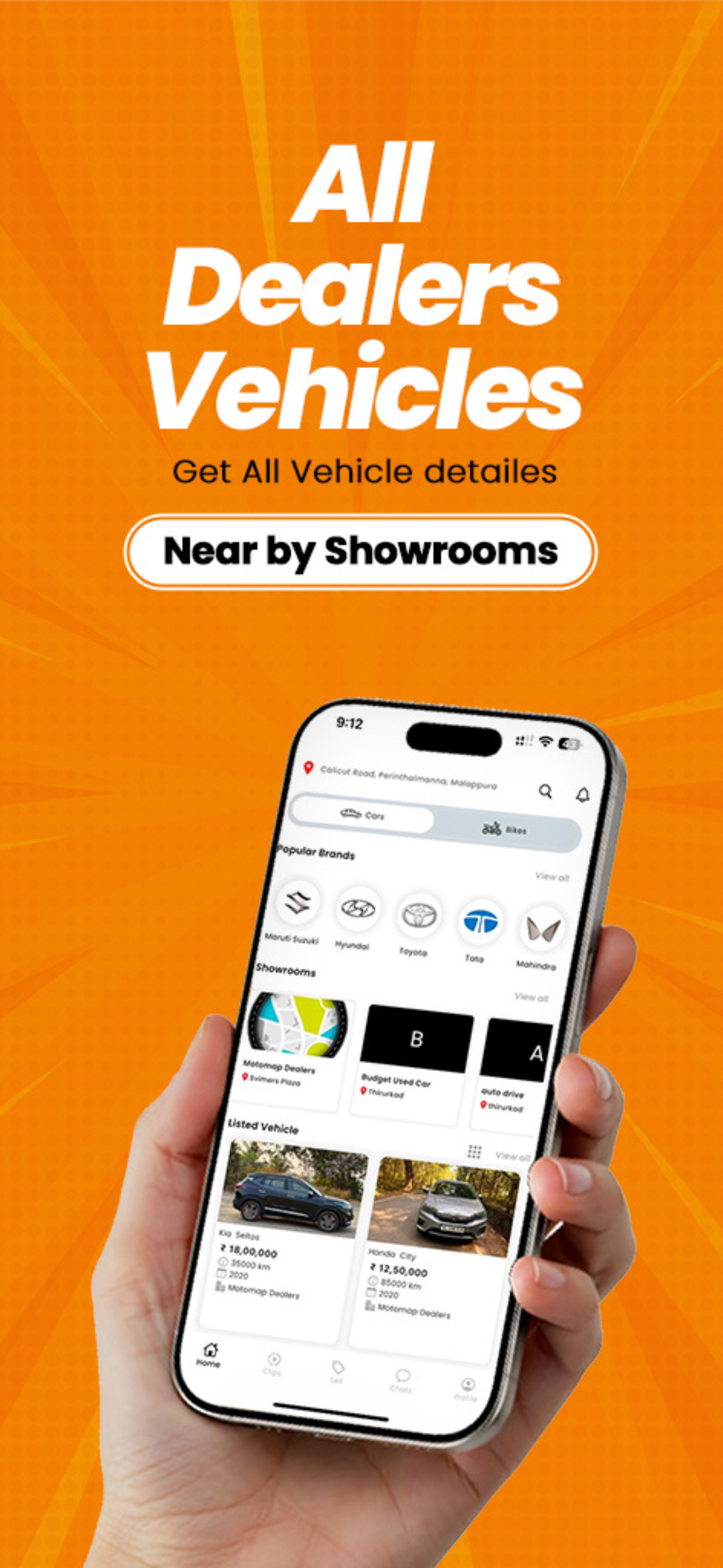 Motomap:Find Used Cars & Bikes