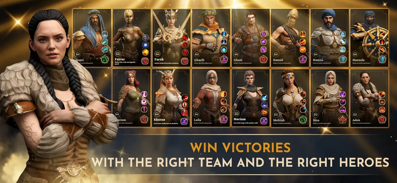 Desert Warrior RPG iOS Mod IPA screenshot 3 - iOS game interface