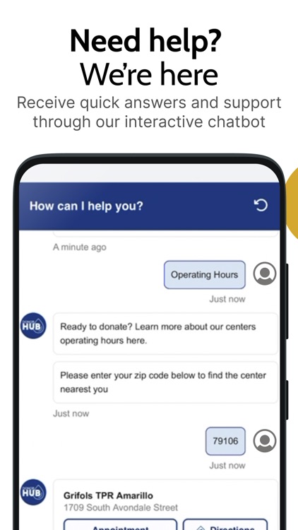 Grifols Plasma Donor Hub screenshot-5