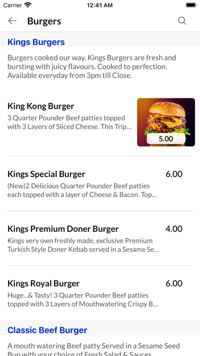 Kings Takeaway Clough Road Screenshot
