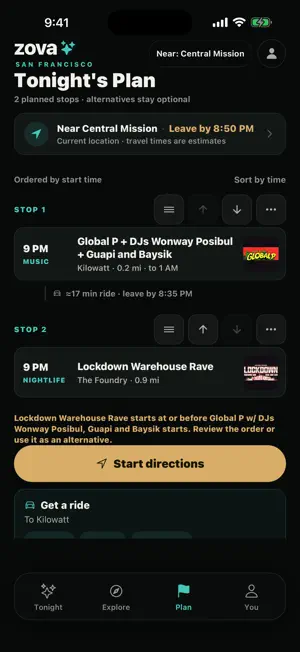 Zova: Nightlife & Events screenshot 3