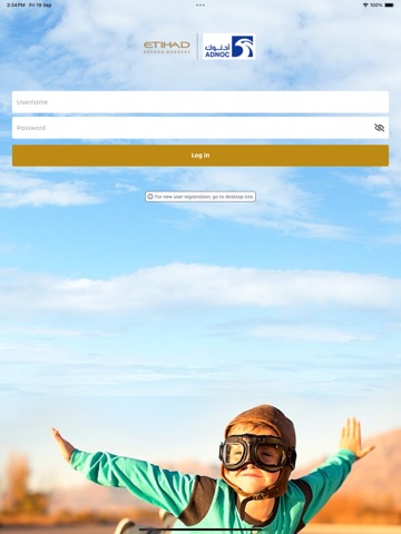 iFlyCorporate - Etihad iPad screenshot