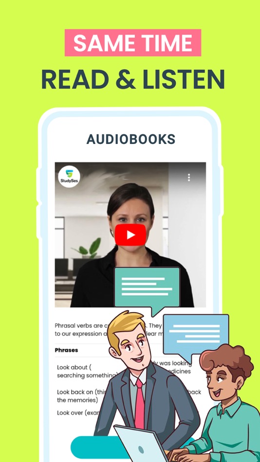 #6. English Learning App: StudySes (iOS) Por: Blueberry Web Solutions Pvt. Ltd