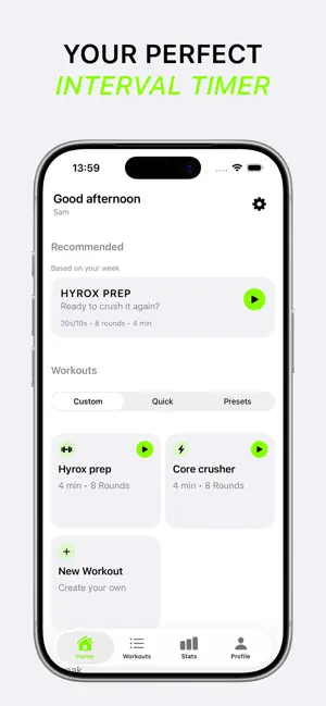 One More - Tabata & HIIT Timer screenshot 1