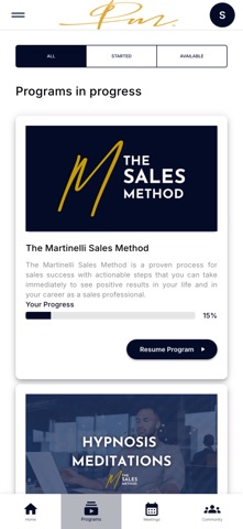Martinelli Sales Method screenshot