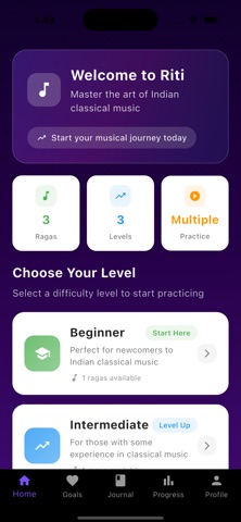 Riti iPhone screenshot