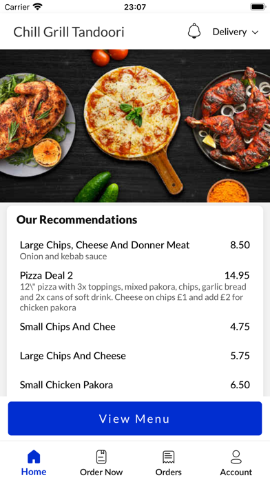 Chill Grill Tandoori Screenshot