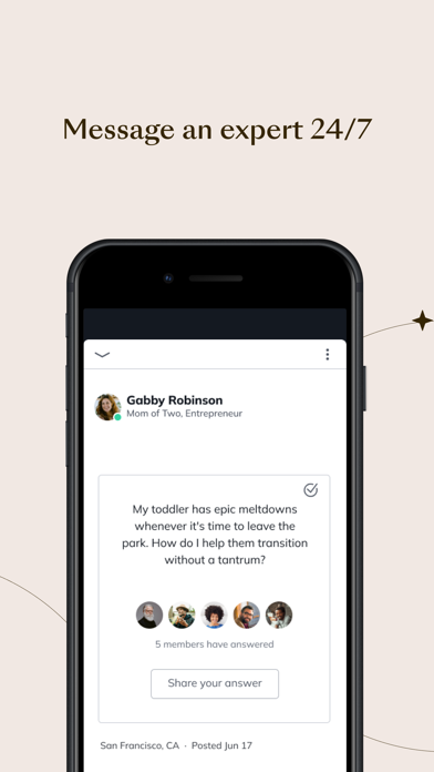 Triplemoon: Parenting iPhone screenshot 3 - Health & Fitness app