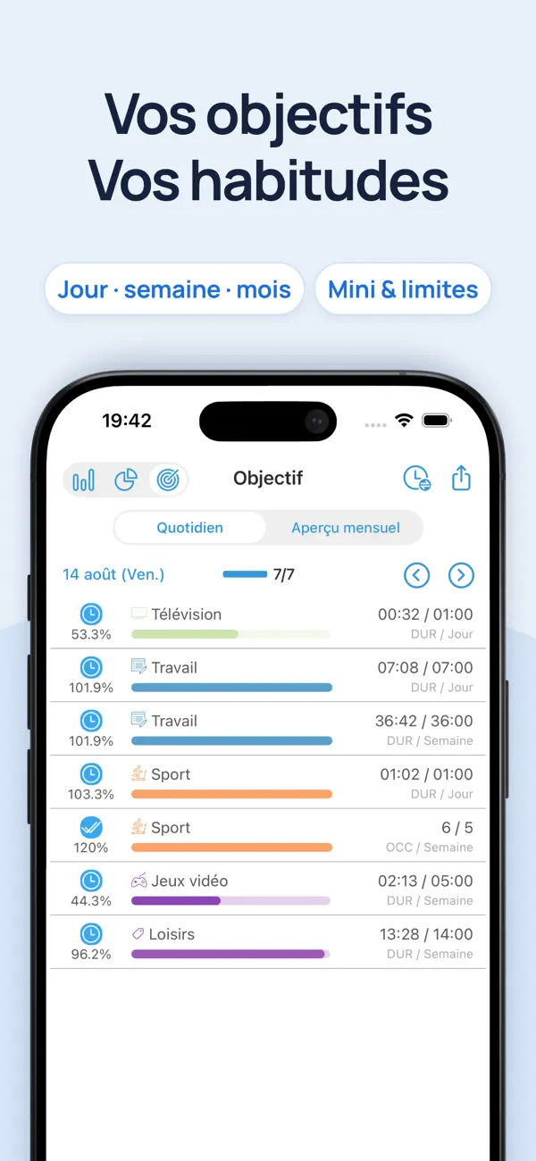 Screenshot #3 pour ATracker PRO: Gestion du temps