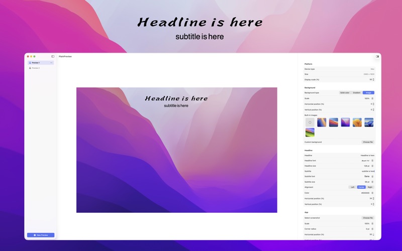 PlainPreview screenshot