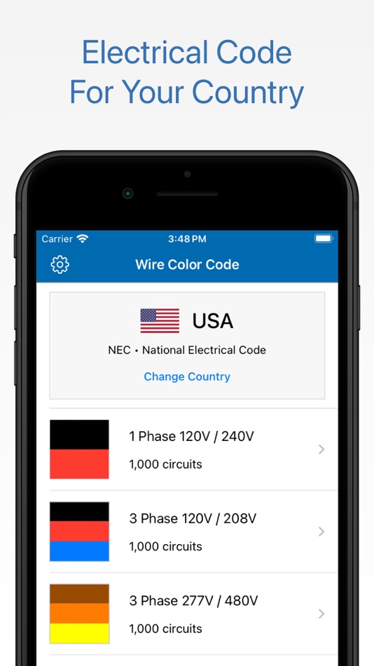 #5. Wire Color Code (iOS) 由: Bonsaisoft LLC