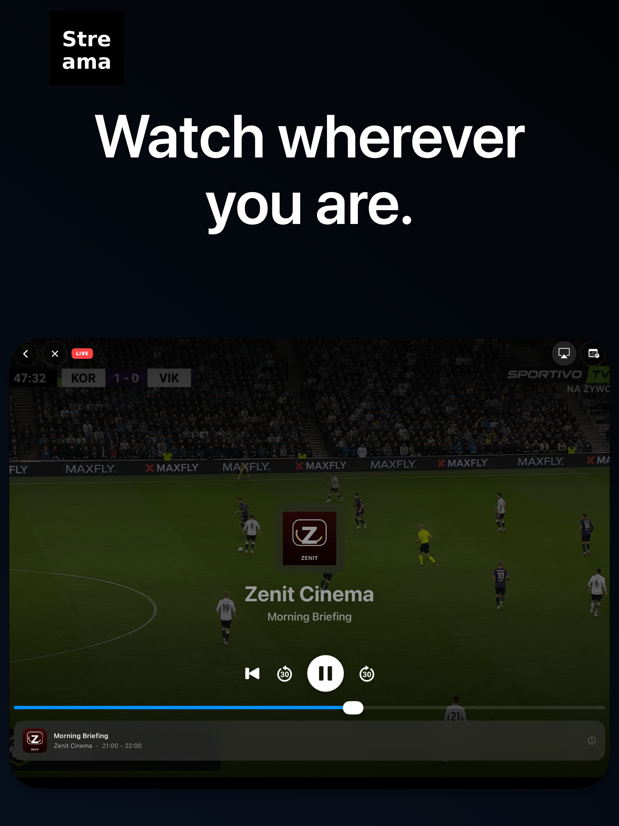 Streama: IPTV Player & M3U