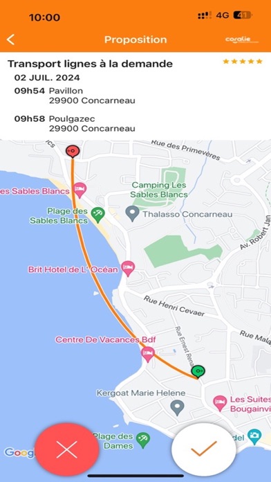 Coralie Transport à la Demande Screenshot