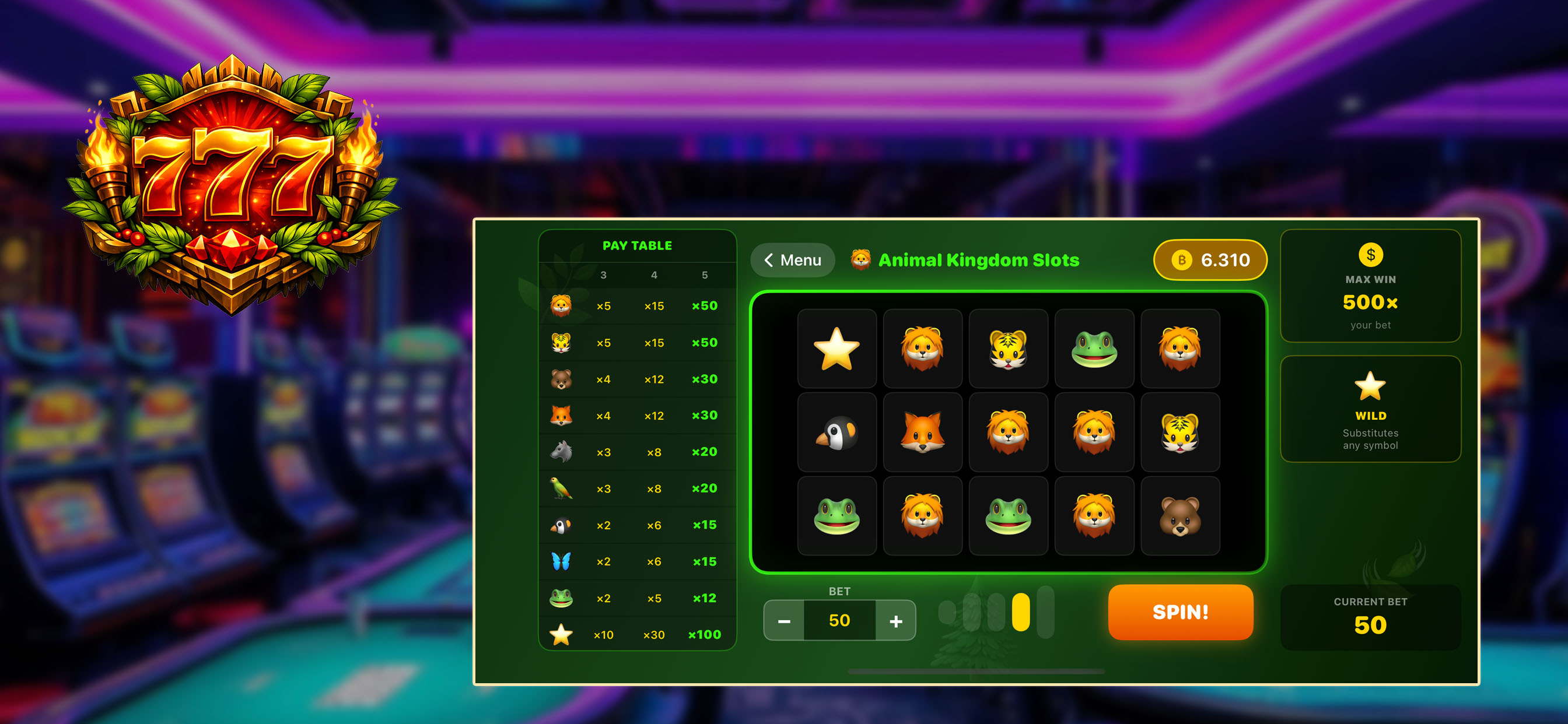 Slots Restermine Forest