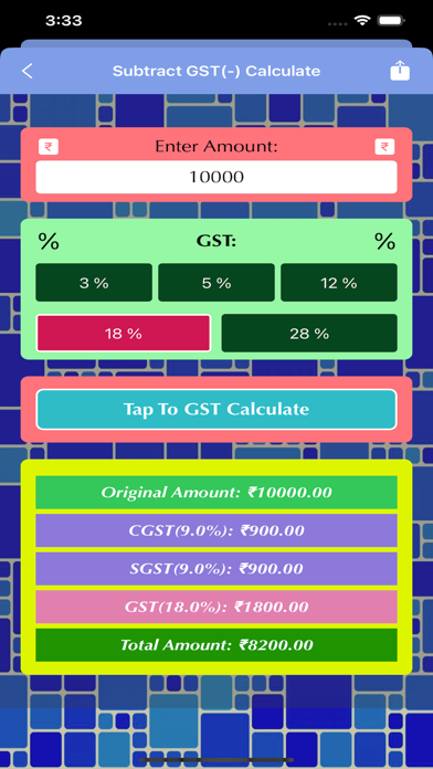 Screenshot #3 pour CalculatorGST
