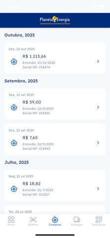 Planeta Energia iPhone screenshot