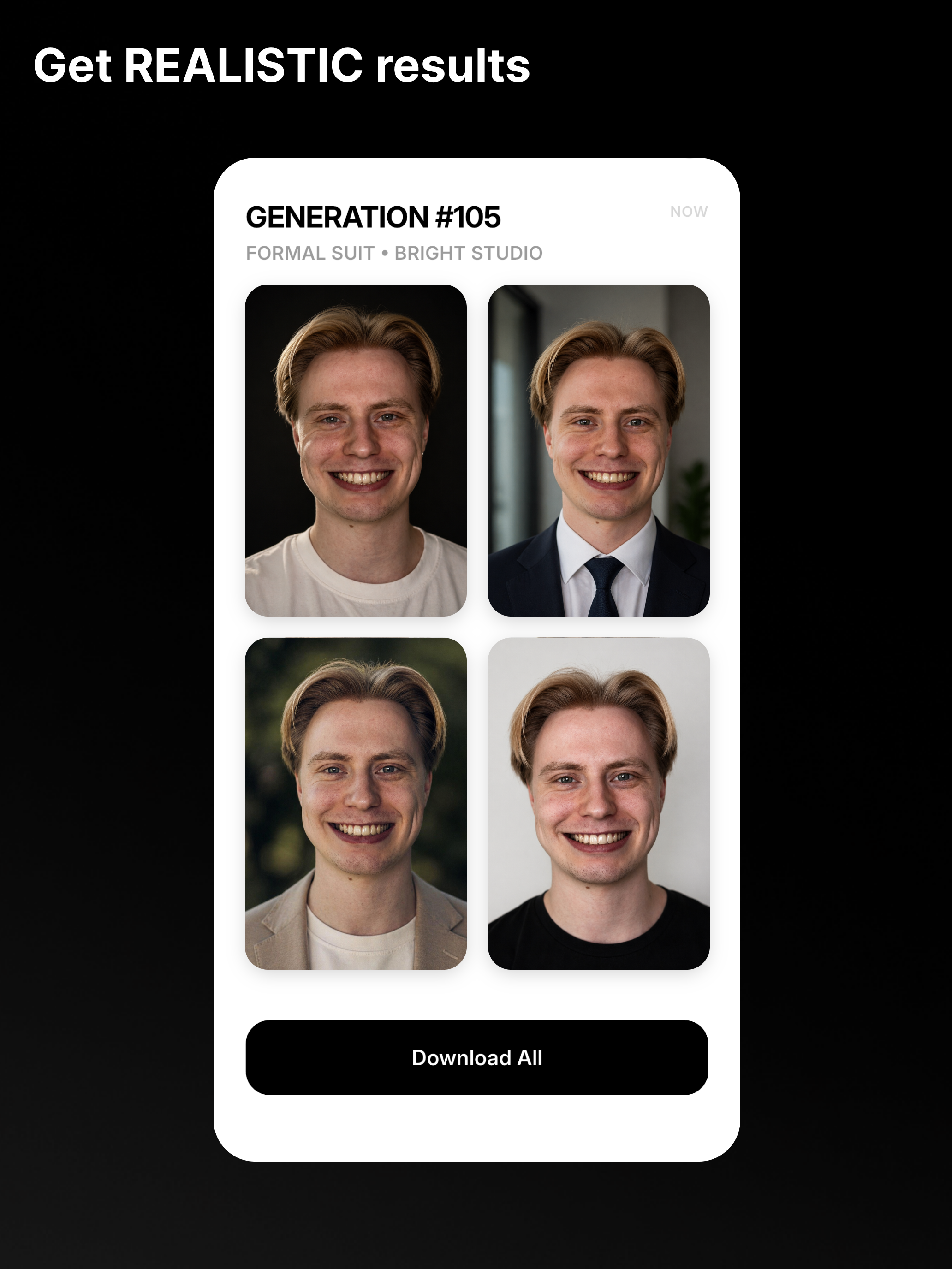 Professional Headshot: Realism