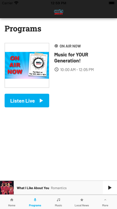Super Hits 106 Screenshot