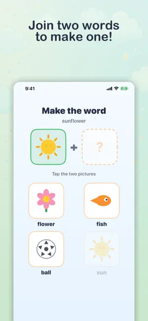 Compound Words for Kids screenshot 1