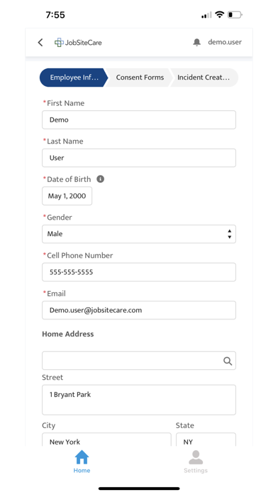 JobSiteCare IMS Screenshot