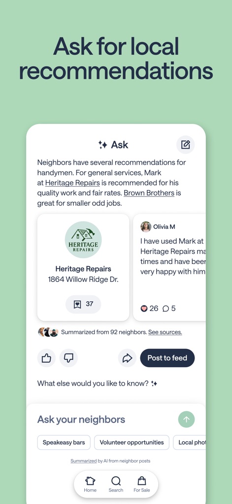 Nextdoor: Neighborhood Network - Trusted Recommendations