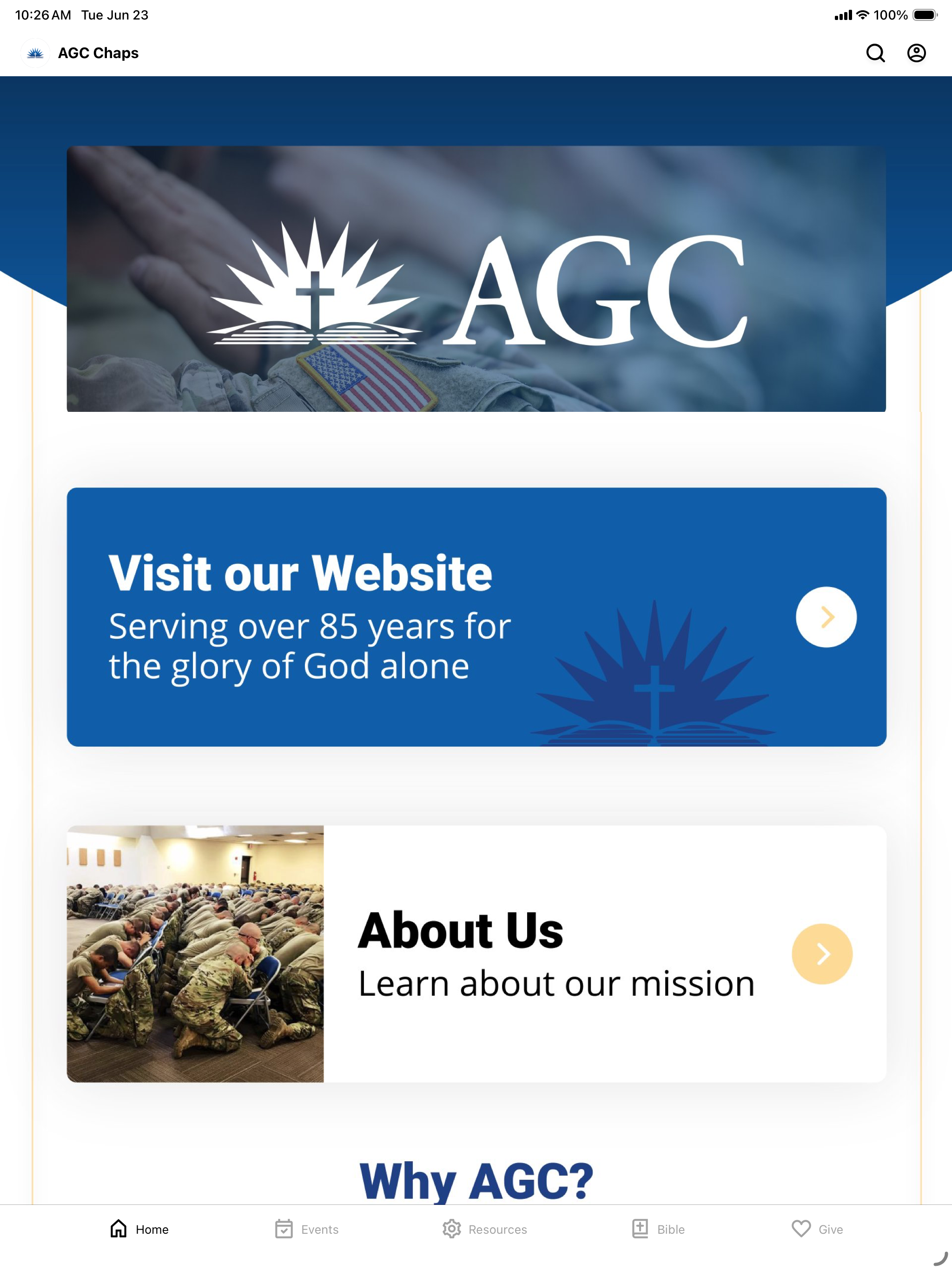 AGC Chaplaincy screenshot 5