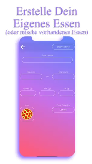 Screenshot von Kalorienzähler - EasyFit auf dem iPhone 10
