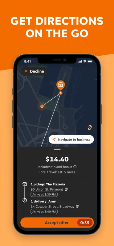 Menulog – Courier screenshot 4 of 5