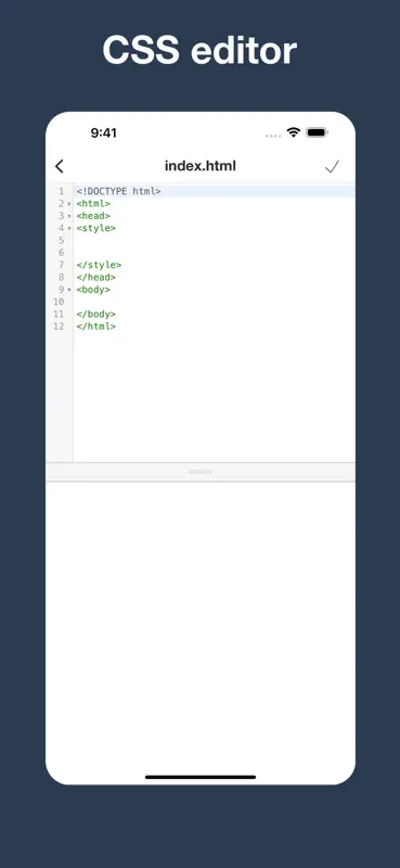 CSS editor, snippets, exercise screenshot 9 of 9