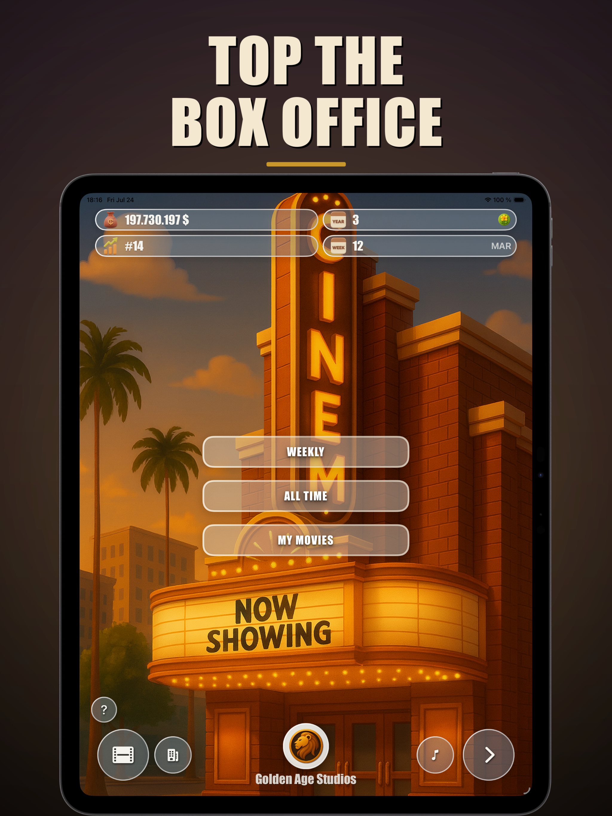 Hollywood: Movie Studio Tycoon screenshot 12