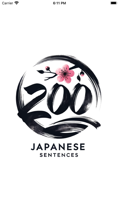 200 Japanese Sentences Screenshot