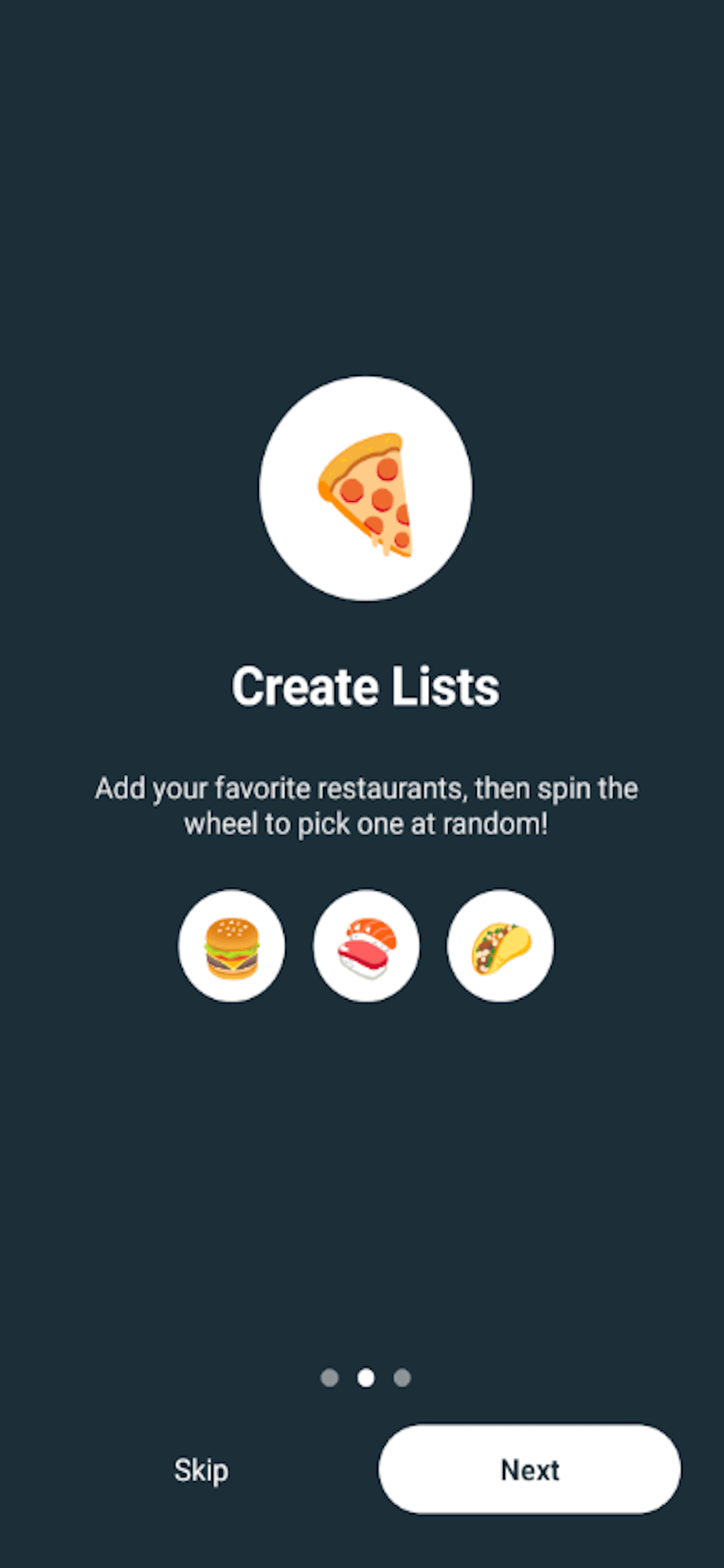 Wheel of Food