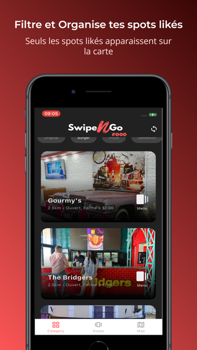 SwipeNGo - Restaurants Screenshot