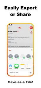 Scribe - Speech/Audio to Text screenshot #5 for iPhone