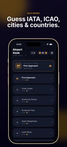 Airport Geek Quiz app screenshot 2