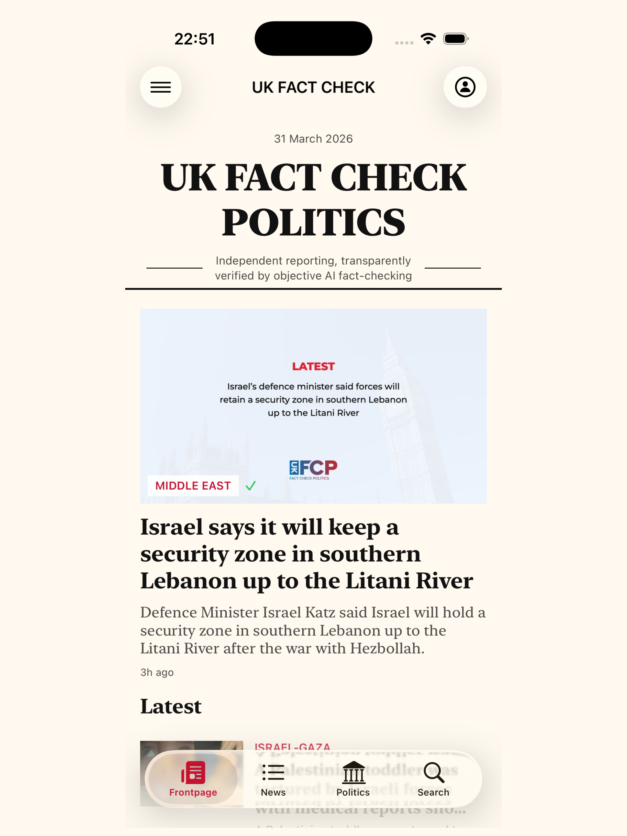 UK Fact Check Politics