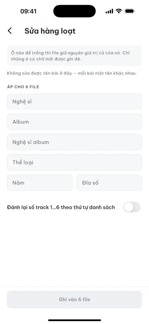 SynqTag - Edit Song's Metadata screenshot 1