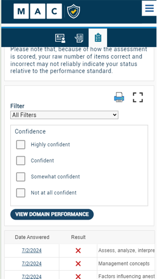 #2. MAC Check by NBCRNA (iOS) 由: Internet Testing Systems (ITS)
