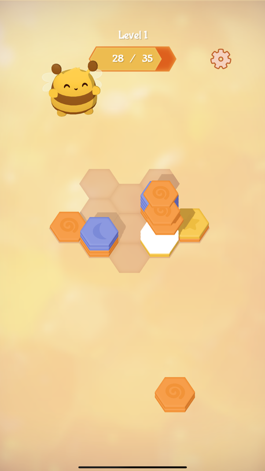 #7. Bee Sort by Sam - Hexa Puzzle (iOS) 来自: Ad Artis