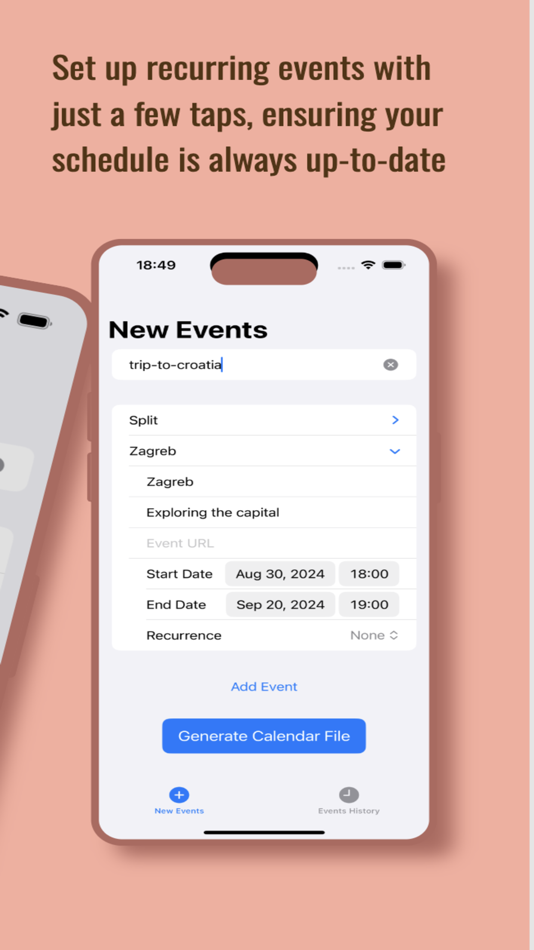 #1. Calendarco: Event Scanner (iOS) By: Domagoj Bunoza