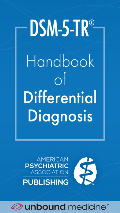 DSM-5-TR® Diagnosis Handbook Screenshot