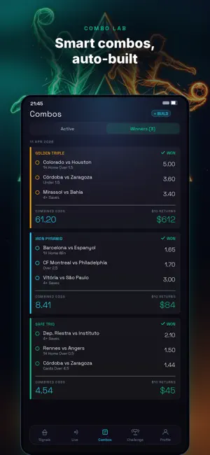 Axiom Edge: Soccer Predictions screenshot 2