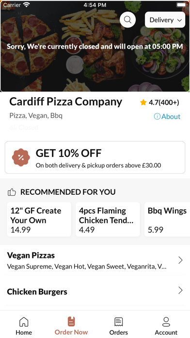 Cardiff Pizza Company Screenshot