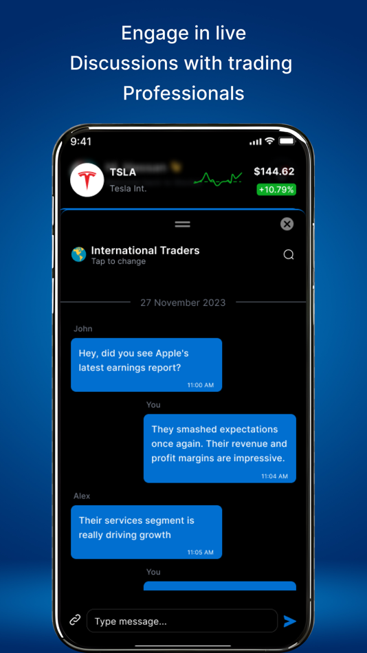 #2. Chat Stocks: Community Power (iOS) By: DIGIID LLC