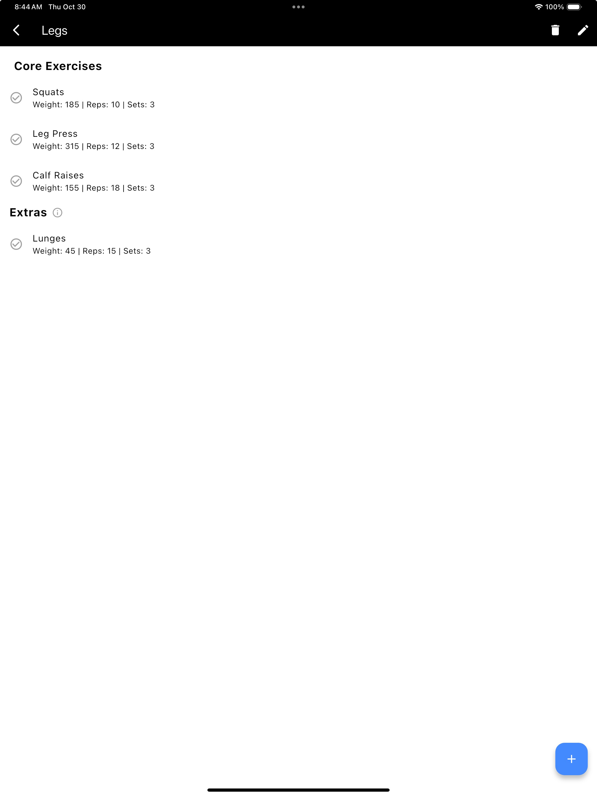 Only You Workout Tracker screenshot 7