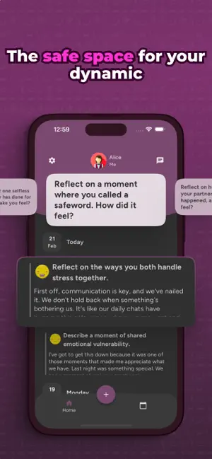 Embrace: BDSM Couple's Journal screenshot 1