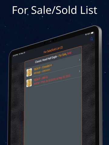 Classic Head Half Eagle iPad screenshot