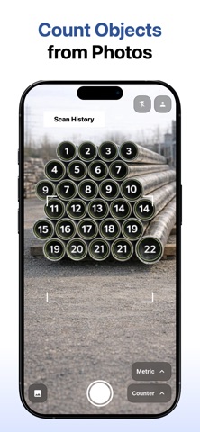 Count Objects Camera iPhone screenshot