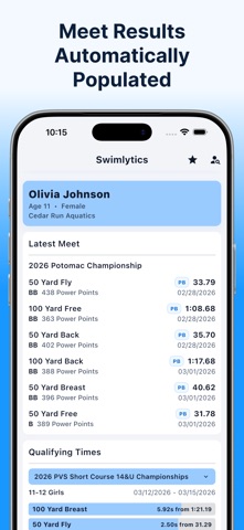 Swimlytics Screenshot 2 of 10