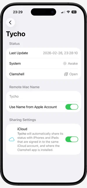 Clamshell screenshot 2